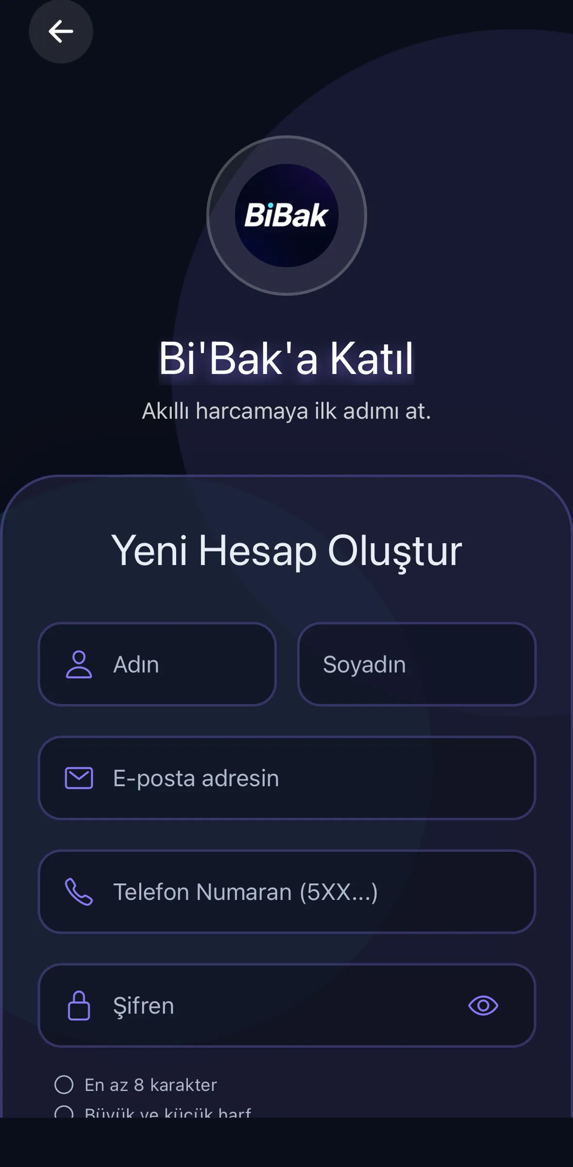 Hızlı ve Kolay Kayıt